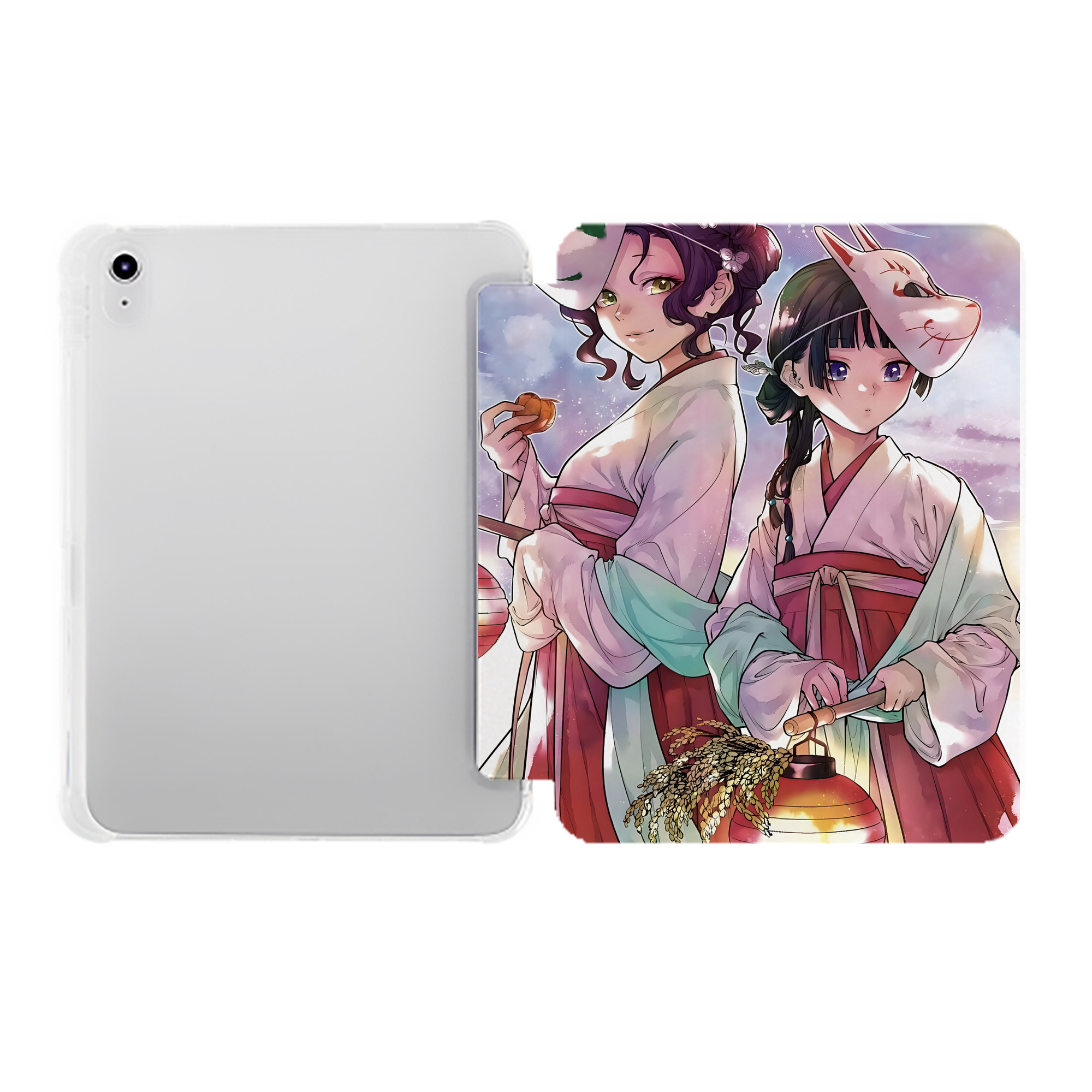 （画像用） 薬屋のひとりごと The Apothecary Diaries IPad ケース ペン収納付き 三つ折りスタンド PUレザー×シリコン 対応機種9.5/10.5/10.9インチ